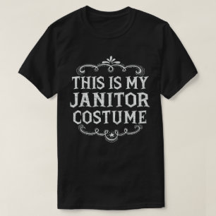 Camiseta Esse É o Meu Fantasia de Zelador Engraçado Preguiç
