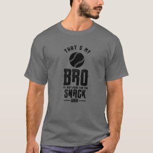 Camiseta Esse é o meu irmão que estou aqui para o Snack Bar