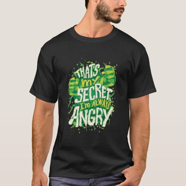 Camiseta Esse é o meu segredo, I&x27;m sempre irritado clás (Frente)