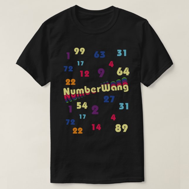 Camiseta Esse é o NumberWang! (Frente do Design)