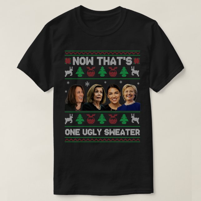 Camiseta Esse é um transpirador feio Harris Pelosi AOC Hill (Frente do Design)