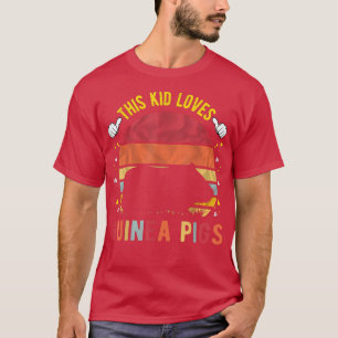 Camiseta Esse garoto ama Guiné, porcos e garotas Guiné P