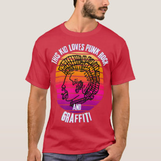 Camiseta esse garoto ama punk rock e grafite