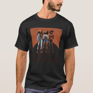 Camiseta Esse Não É Meu Primeiro Rodeio Cowgirls Melanina P