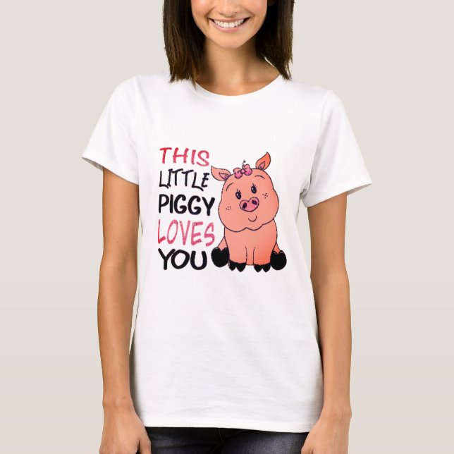Camiseta Esse Piggy Te Ama (Frente)