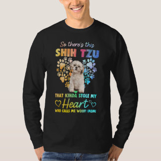 Camiseta Esse Shih Tzu Que Me Chama De Woof (Mãe)