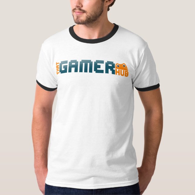 Camiseta Esse t-shirt da campainha do cubo do Gamer (Frente)