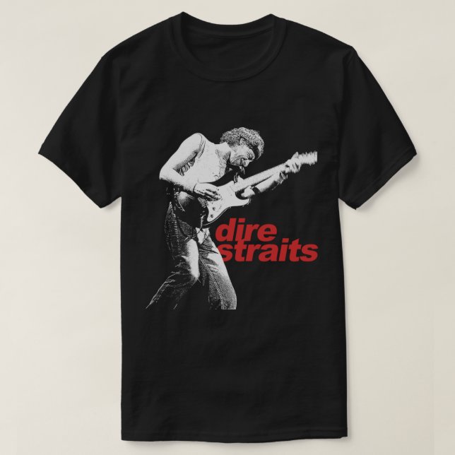 Camiseta Essência do Groupe Dire Straits (Frente do Design)