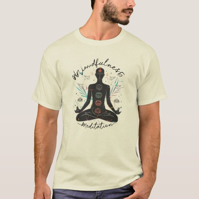 Camiseta Essência Tranquila: Mindícia e Meditação (Frente)