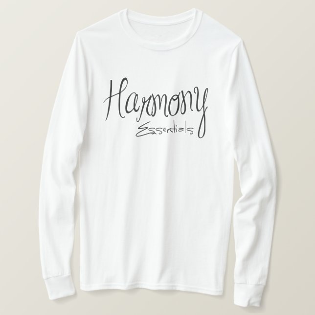 Camiseta Essenciais da Harmonia (Frente do Design)