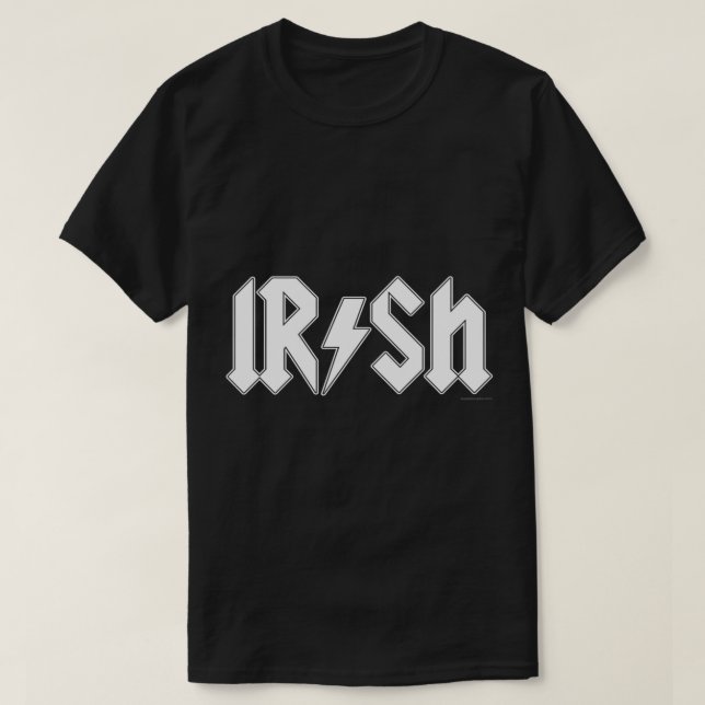 Camiseta essencial ACDC irlandesa (Frente do Design)