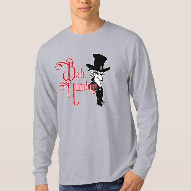 Camiseta essencial Bah Humbug Scrooge (Frente)
