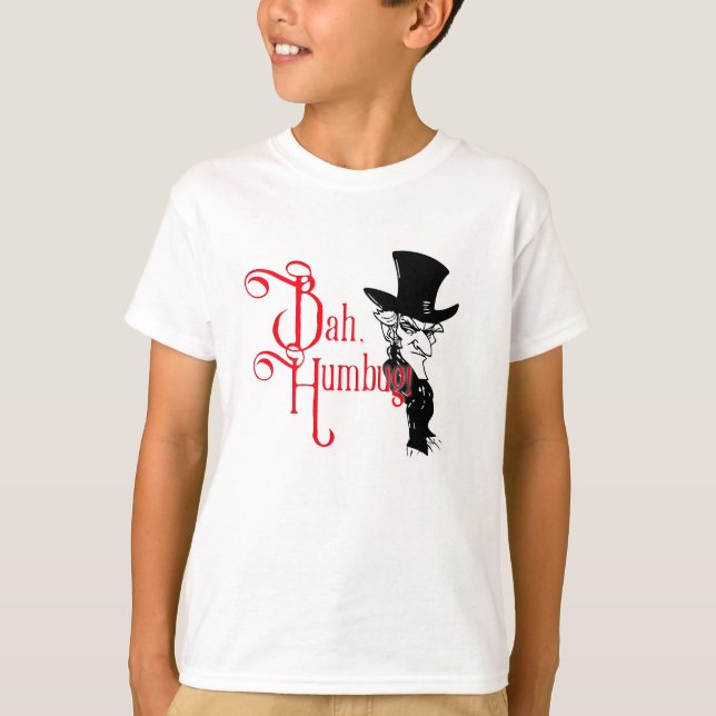 Camiseta essencial Bah Humbug Scrooge (Frente)
