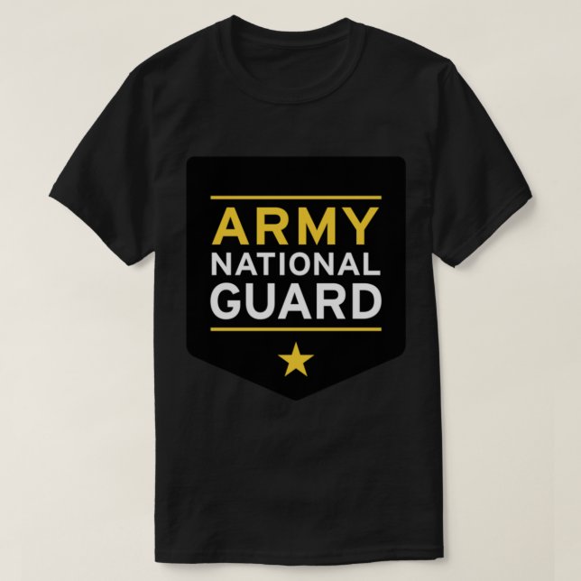 Camiseta Essencial de Guarda Nacional do Exército (Frente do Design)