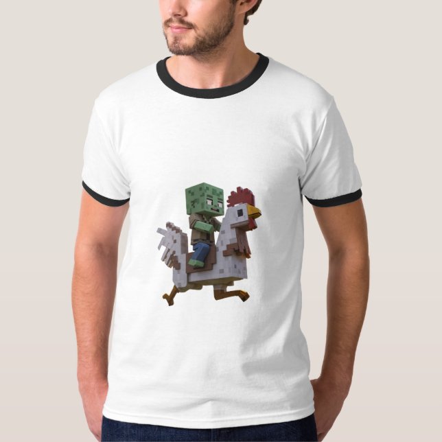Camiseta Essencial de Jockey com Galinha (Frente)