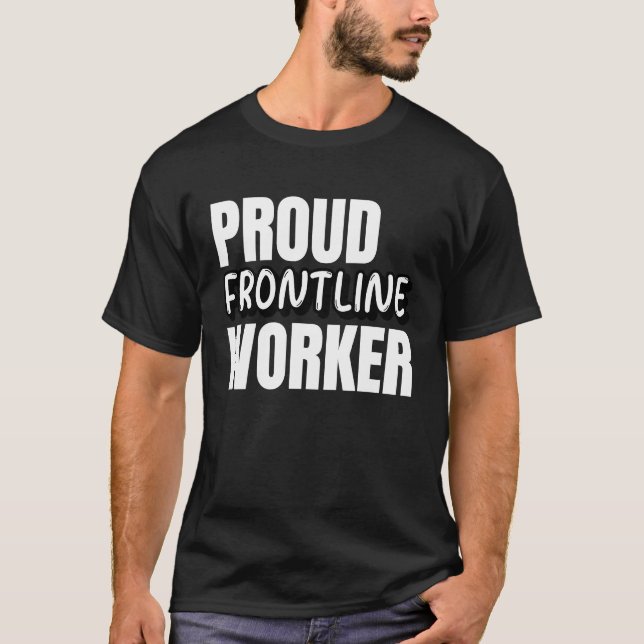 Camiseta Essential Frontline Workers hero  ideas for her fo (Frente)