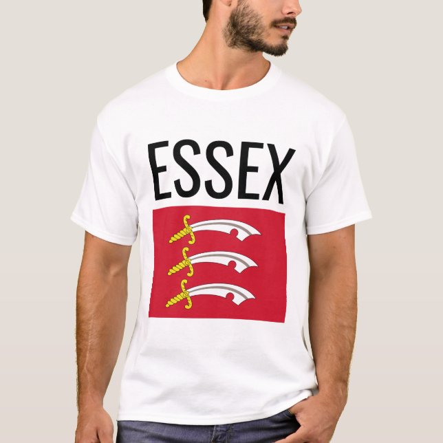 Camiseta Essex // English County Flag (Frente)