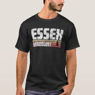 Camiseta ESSEX VERMONT VT GIFT RETRO STYLE Vintage 70S 80S