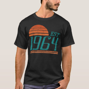 Camiseta Est. 1964 Vintage 60 anos