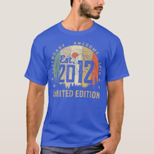 Camiseta Est 2012 Edição Limitada Presentes de 10º Aniversá