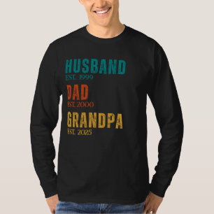 Camiseta Est Personalizado. Anos Pai Marido Vovô Retro