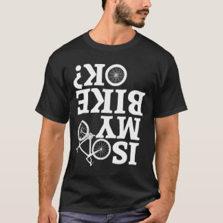 Camiseta Está a minha bicicleta bem Acidente Triatlo Descid