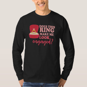 Camiseta Esta Aliança Me Faz Parecer Comprometida Citação