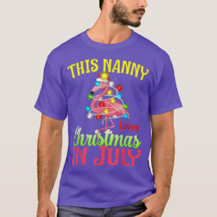 Camiseta Esta Ama Adora O Natal Em Julho Flamingo
