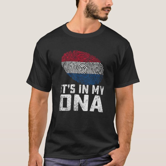 Camiseta Está angustiado no meu DNA Holandeses. (Frente)