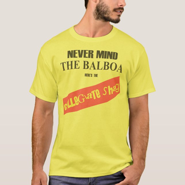 Camiseta Está aqui o t-shirt escolar do Shag (Frente)