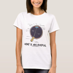Camiseta Está aqui um Eyeful (o humor da anatomia do olho)