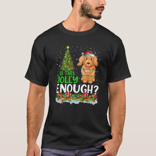 Camiseta Esta Árvore De Natal De Maltipoo É Suficiente? (Frente)