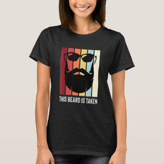 Camiseta Esta Barba É Tirada Pai De Estilo De Vintagem Uncl