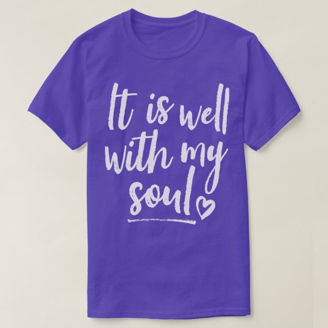 Camiseta Está Bem Com A Minha Alma Branca (Frente do Design)