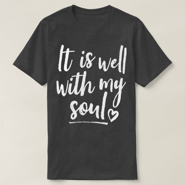 Camiseta Está Bem Com A Minha Alma Branca (Frente do Design)