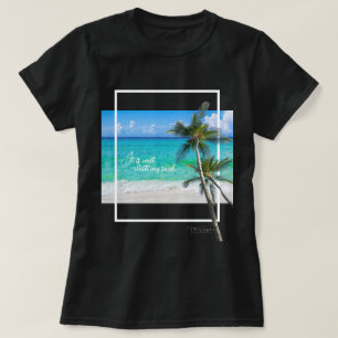 Camiseta Está Bem Com a Minha Alma Palmeiras Tropicais de P