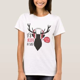 Camiseta Está bem dizer "Ho"! Ho! Ho!