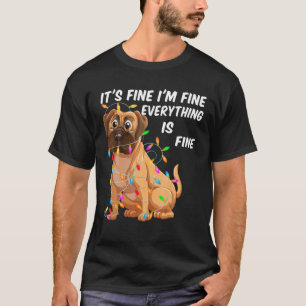 Camiseta Está bem, estou bem. Está tudo bem, Christma de 