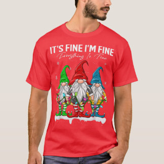 Camiseta Está Bem Estou Bem Tudo Está Bem Gnome Cristo