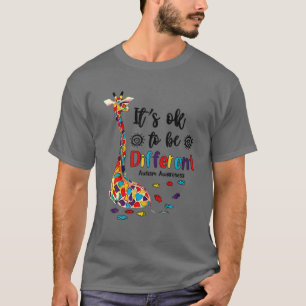 Camiseta Está bem ser diferente a consciência do agismo fem