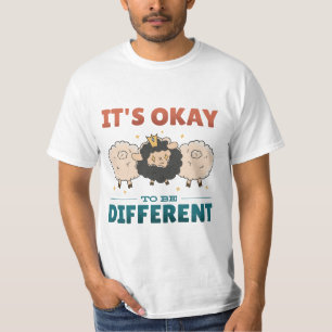 Camiseta Está bem ser diferente de convite