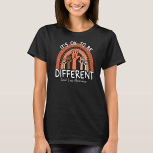 Camiseta Está bem ser diferente do membro perder consciênci