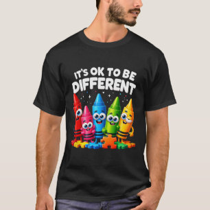 Camiseta Está bem ser diferente o Crião da Consciência Auti
