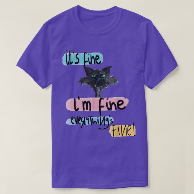 Camiseta Está Bem, Tudo Está Bem. (Frente do Design)