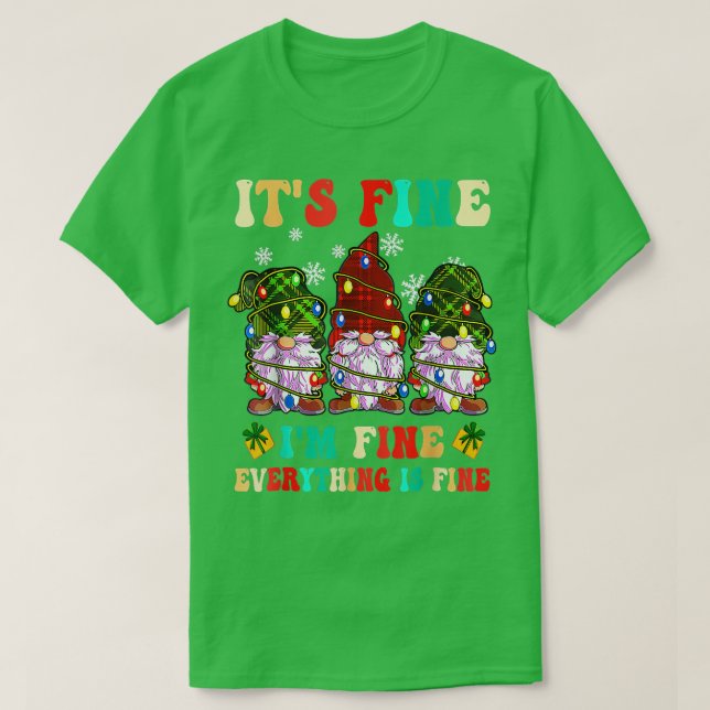 Camiseta Está Bem, Tudo Está Bem No Natal 1 (Frente do Design)