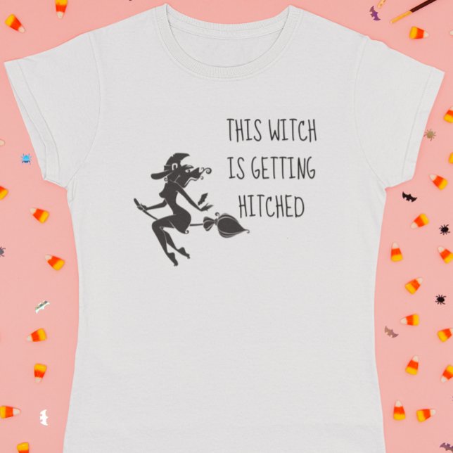 Camiseta Esta Bruxa Chegando à Bachelorette do Halloween (Criador carregado)