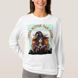 Camiseta Esta bruxa pode codificar