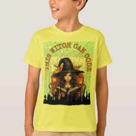Camiseta Esta bruxa pode codificar