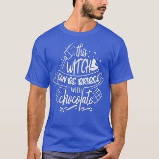 Camiseta Esta Bruxa pode ser subornada com Chocolate