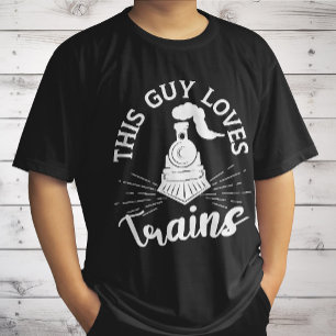 Camiseta Esta Cara Adora Comboios Estrada De Ferro Sobre Co